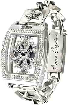 SIK13　アンコキーヌ　腕時計　動作品　スクエアスケルトンクロス　赤 SIK13 アンコキーヌ 腕時計 動作品 スクエアスケルトンクロス 赤